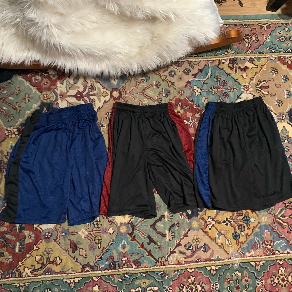 Mens Ultra Performance Side Panel Active Shorts 3 pair